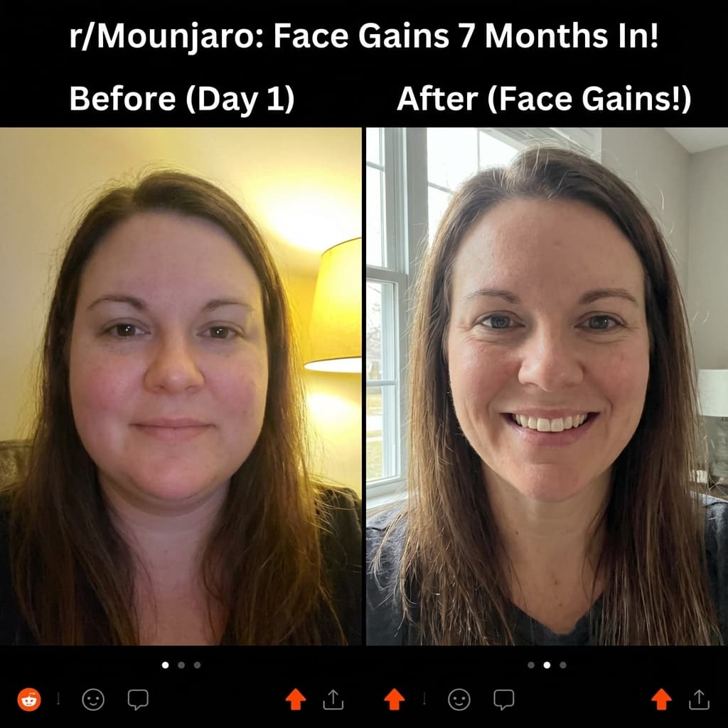 Ozempic face? More like model face. 3 month update.