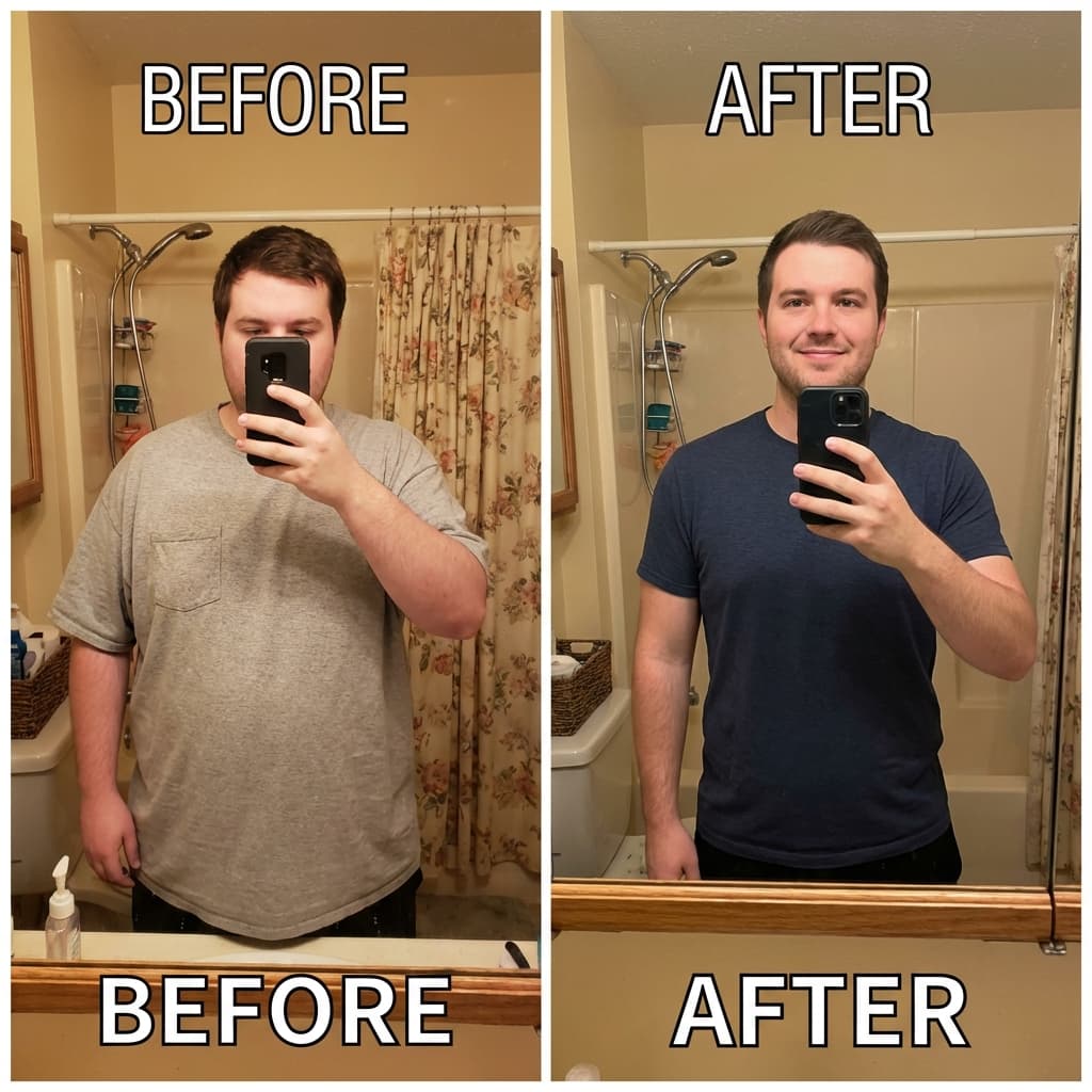 From XL to M. The AI preview was spot on.